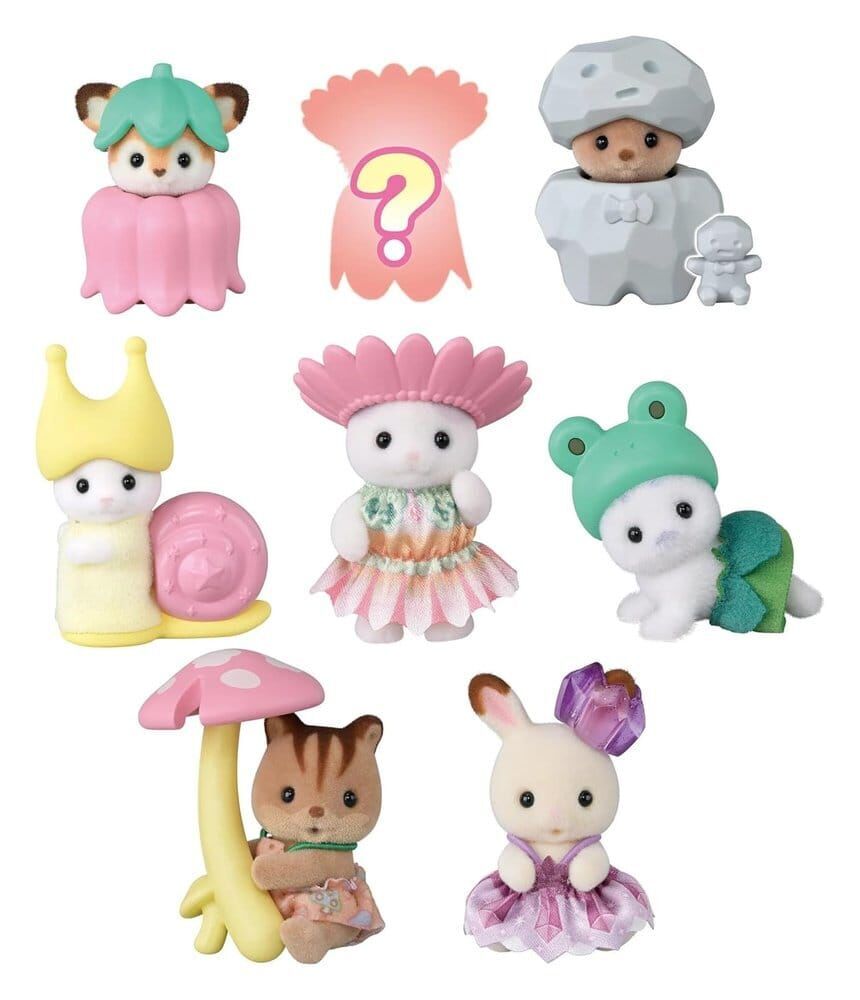 Sylvanian Families Minifiguren - Waldfeen Babyfreunde - 1 Random Mystery Pack