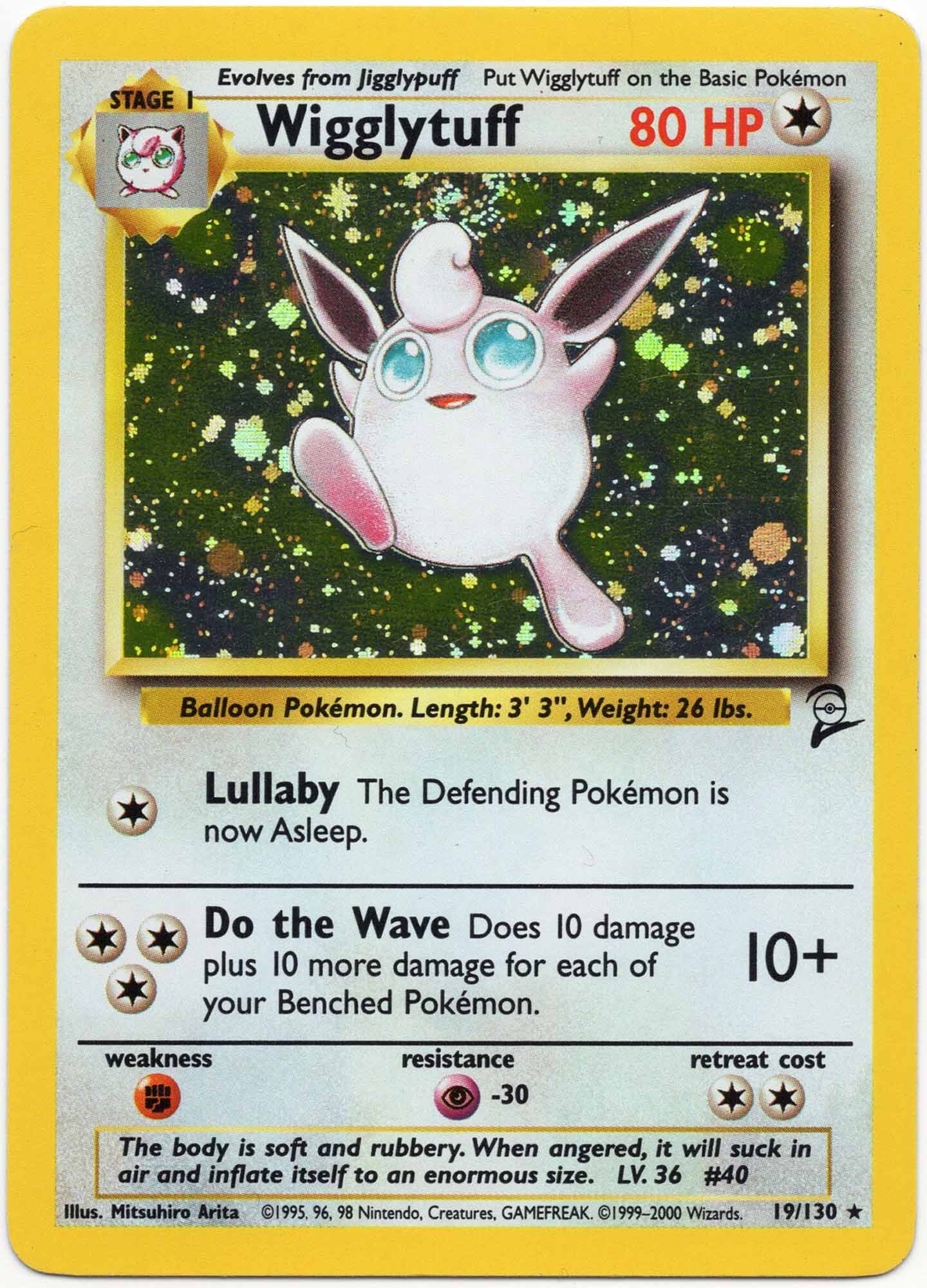 wigglytuff-19-130-pokemon-tcg-lightly-played Wigglytuff - 19/130 - Pokémon TCG - Lightly Played
