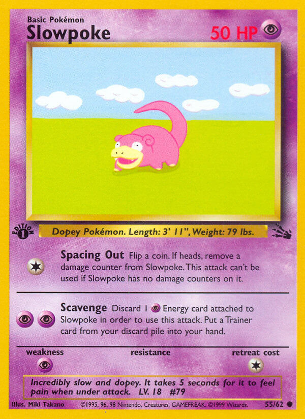Slowpoke - 55/62 - Unlimited - EN