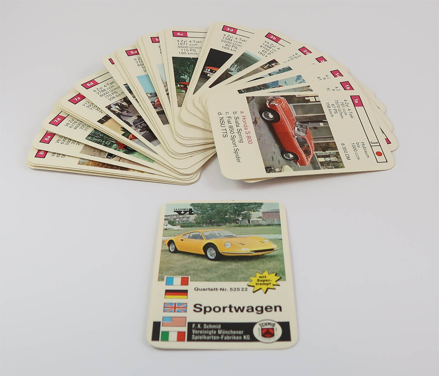 Sportwagen Quartett
