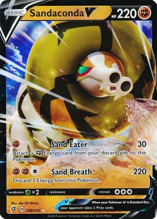 Sandaconda V 108/192 - Pokémon TCG