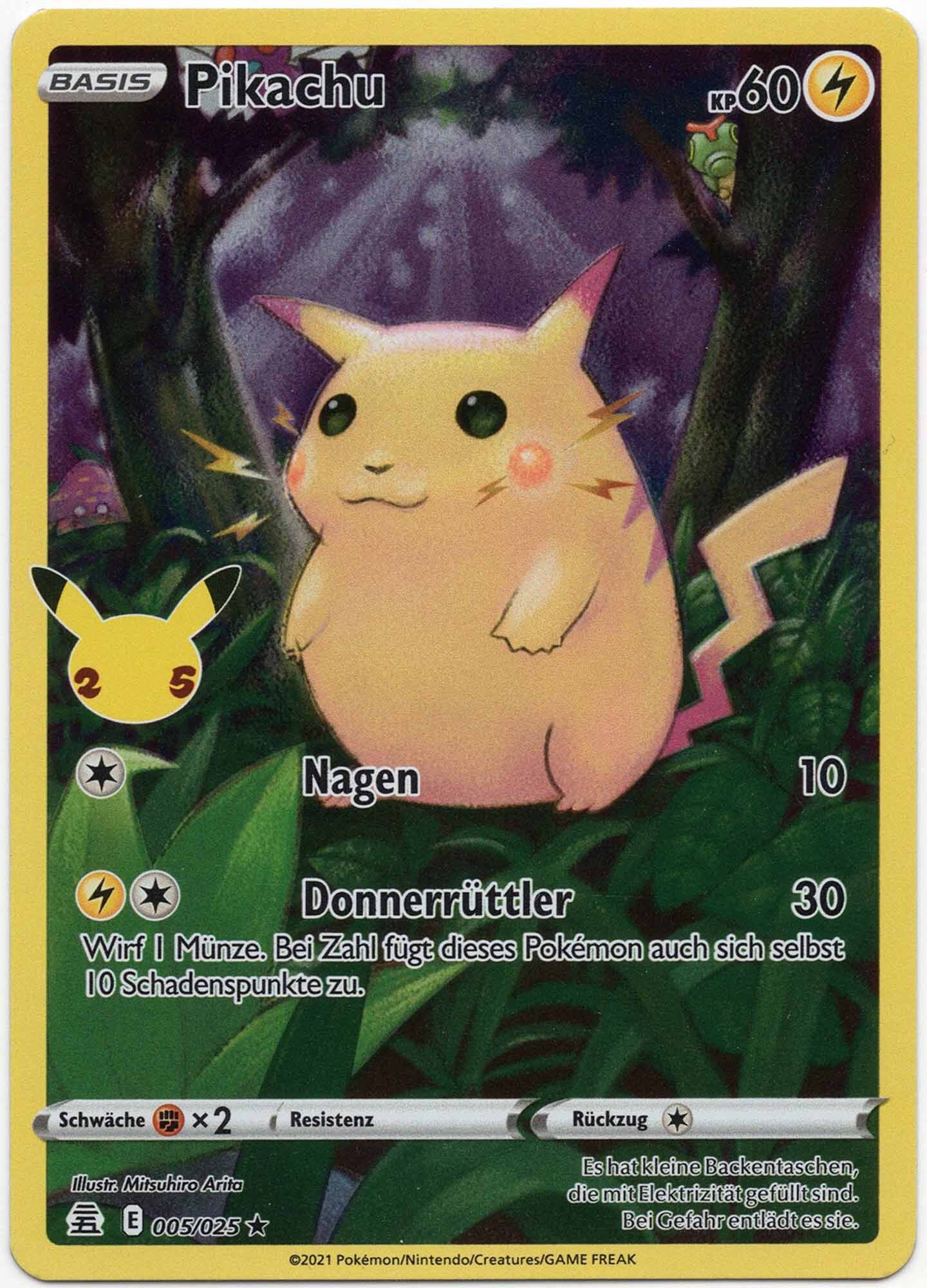 pikachu-005-025-pokemon-tcg-near-mint Pikachu - 005/025 - Holo Rare - Pokémon TCG - Near Mint - DE
