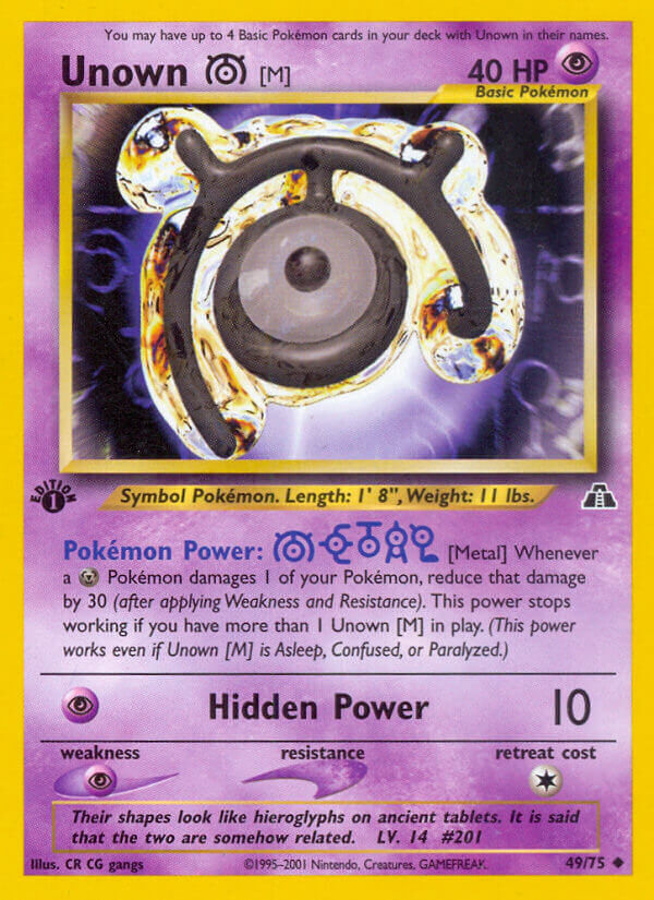 Unown M - 49/75 - Unlimited - EN