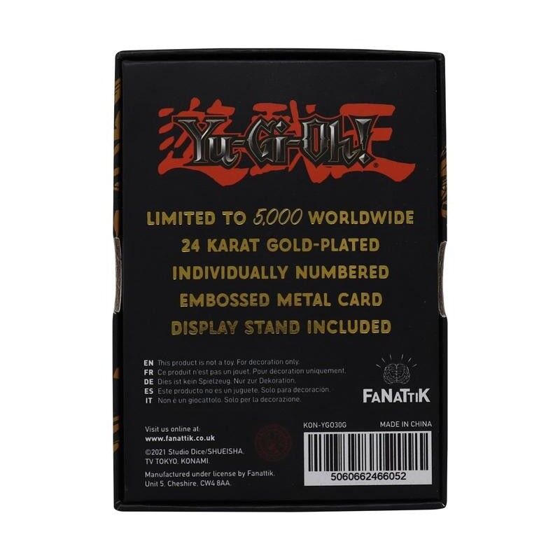 Yu-Gi-Oh! Blue Eyes Ultimate Dragon 24k Gold Plated Limited Edition Card