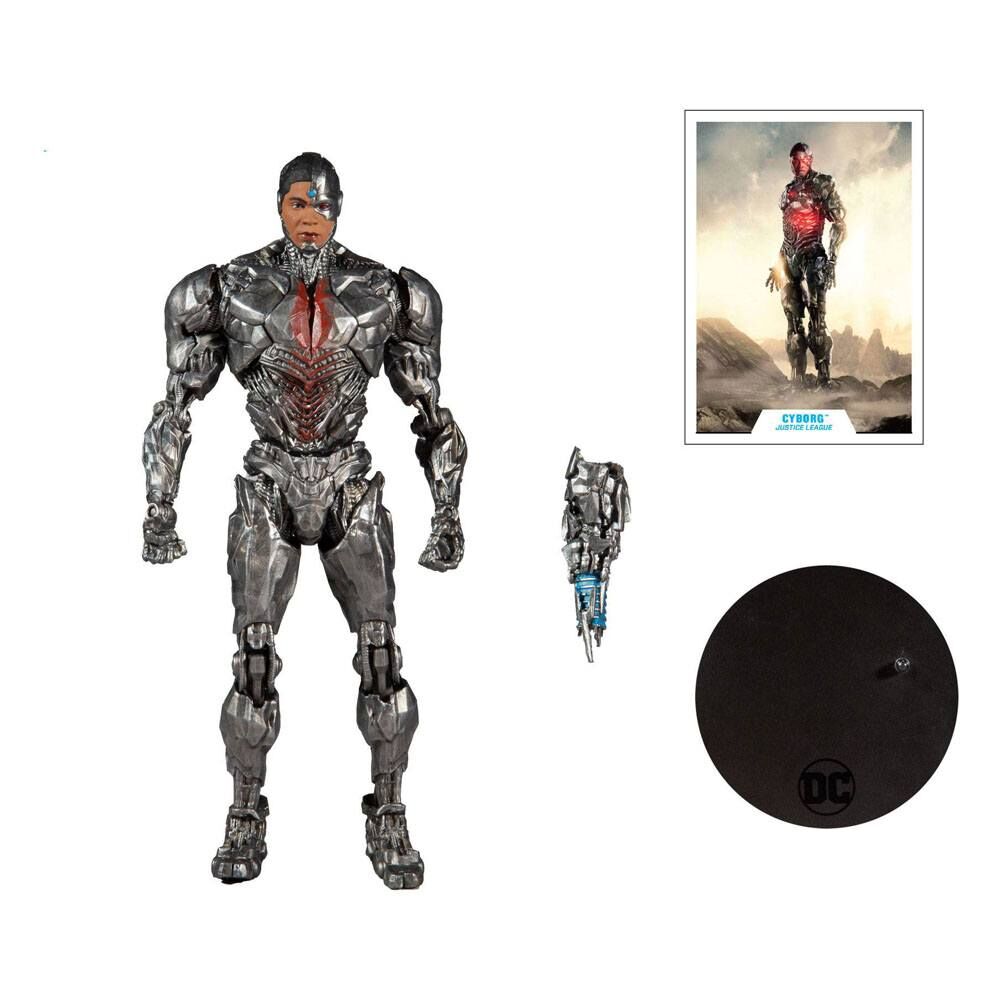 DC Justice League Movie Actionfigur Cyborg 18 cm