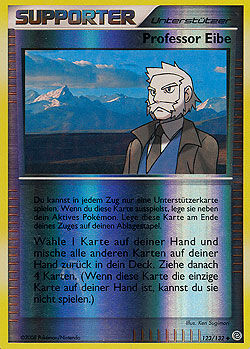 Professor Eibe - 123/132 - Reverse Holo - Pokémon TCG - Near Mint - DE