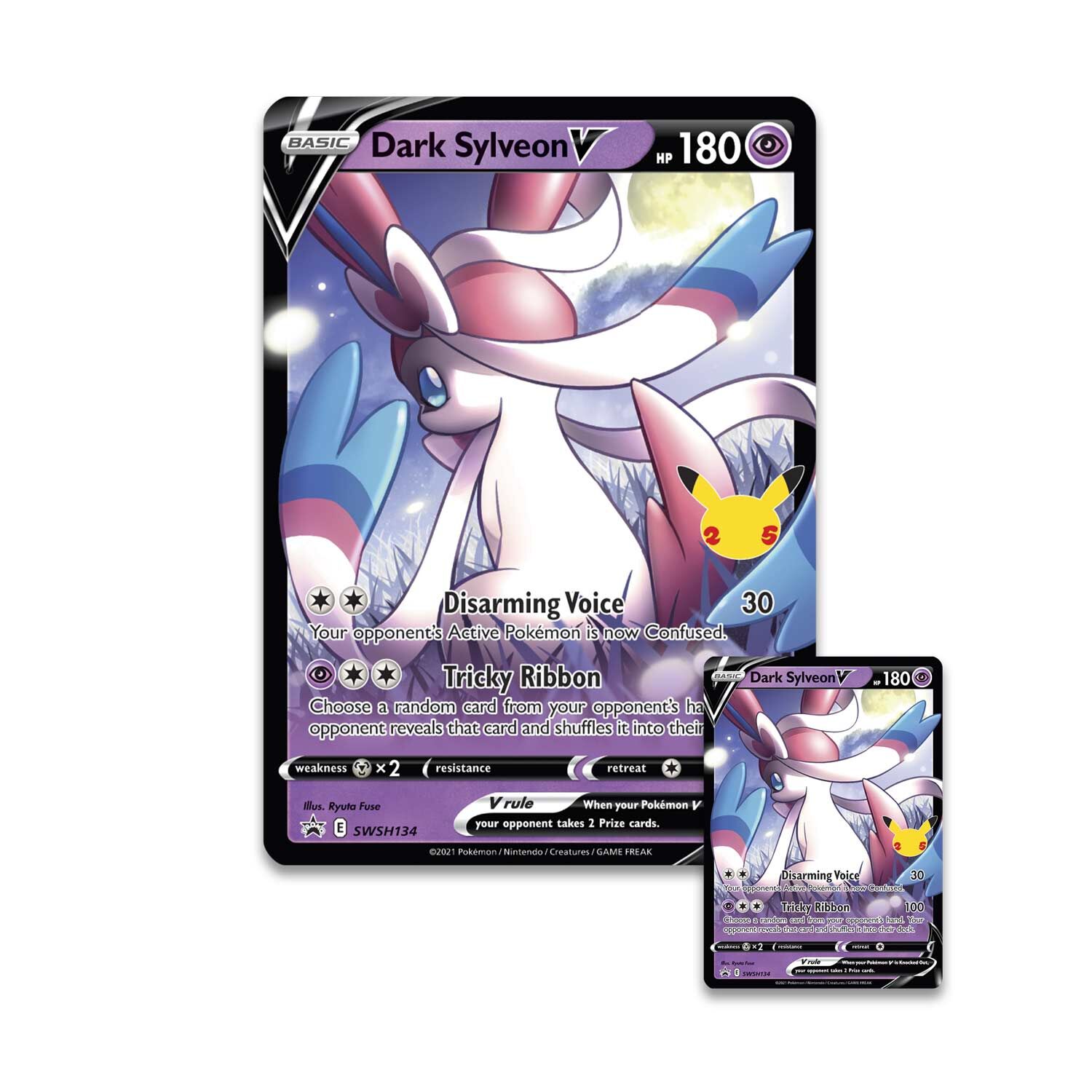 Pokémon 25th Anniversary Celebrations Dark Sylveon V Collection Box - EN