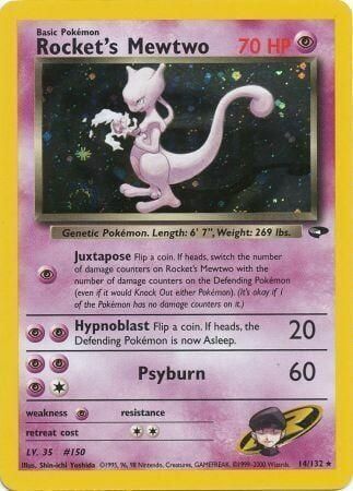 Rocket’s Mewtwo - 14/132 - Unlimited - EN Rocket’s Mewtwo - 14/132 - Unlimited - EN