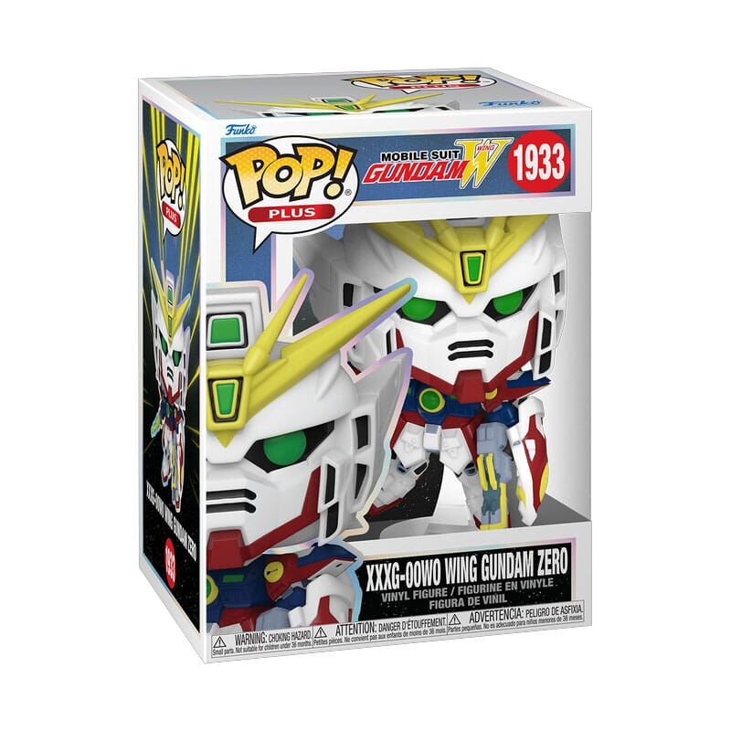 Gundam Wing POP! Plus Animation Viny Figur #1934 XXXG-00W0 Wing Gundam Zero 9 cm 