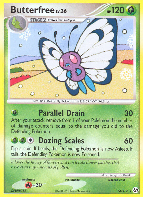 Butterfree - 14/106 - Reverse Holo - EN Butterfree - 14/106 - Reverse Holo - EN
