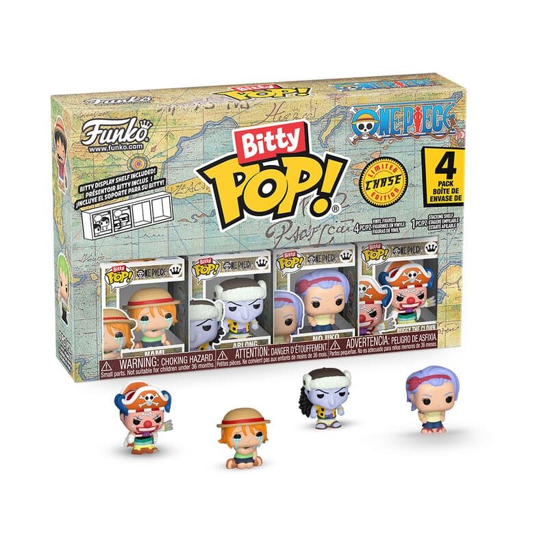 One Piece Bitty POP! Vinyl Figur 4er-Pack Nami - 2,5 cm 