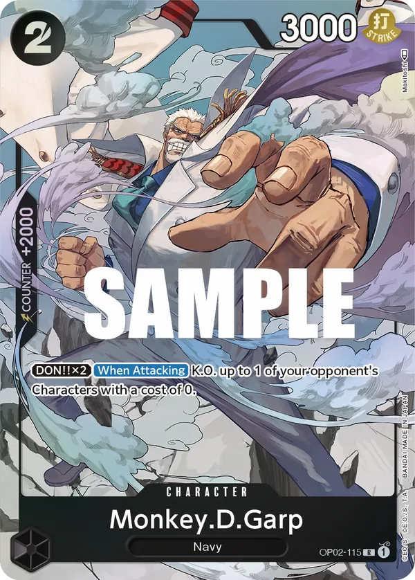 Monkey.D.Garp - OP02-115 - Alternate Art - EN