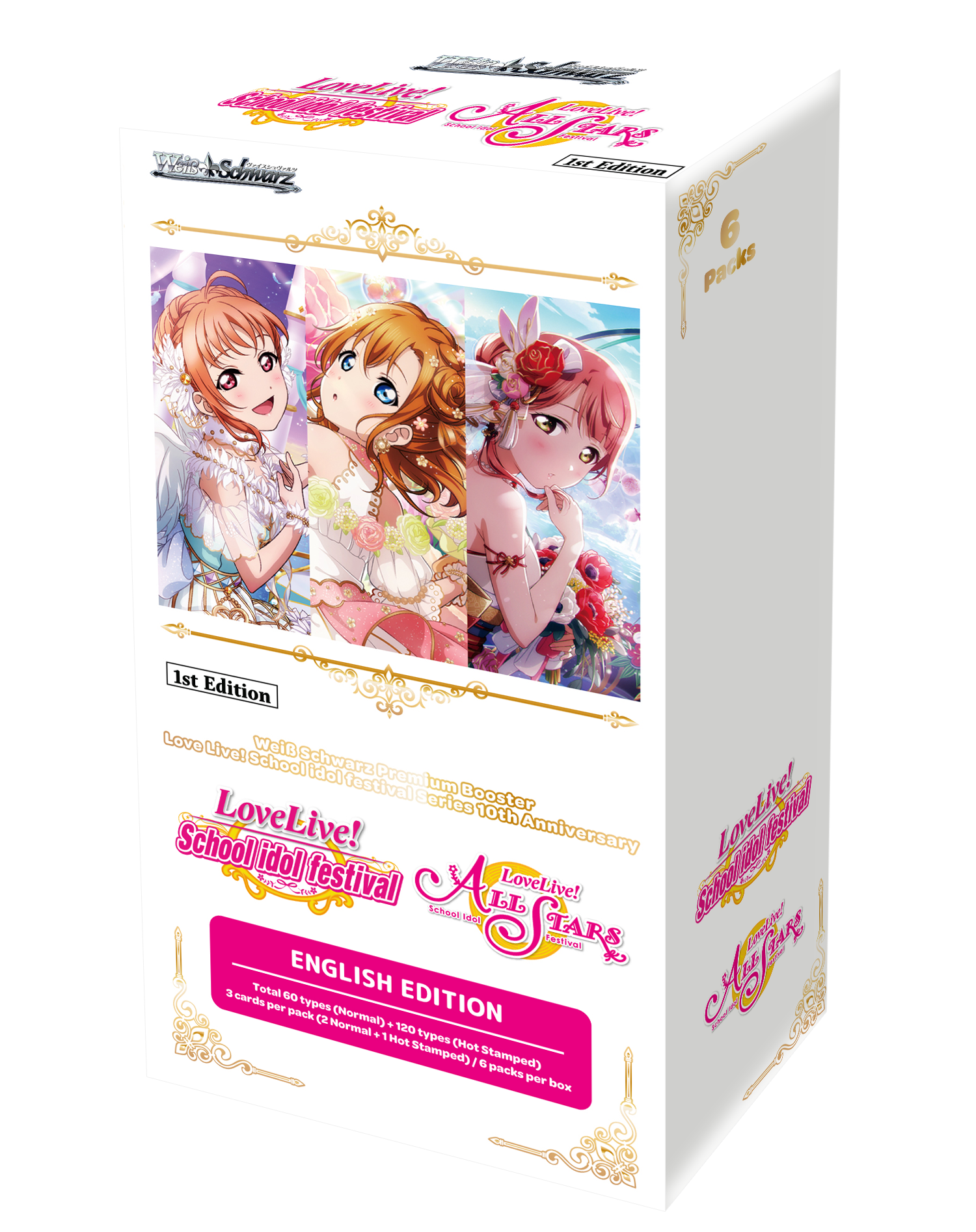 Love Live! School Idol Festival Series 10th Anniversary Display (6 Packs) - Weiss Schwarz TCG - EN Love Live! School Idol Festival Series 10th Anniversary Display (6 Packs) - Weiss Schwarz TCG - EN
