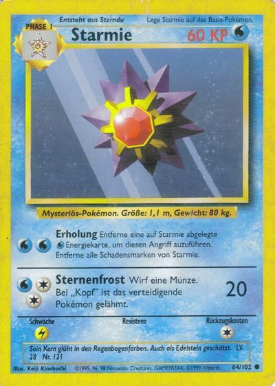 starmie-pok-mon-tcg Starmie 064/102 - Pokémon TCG