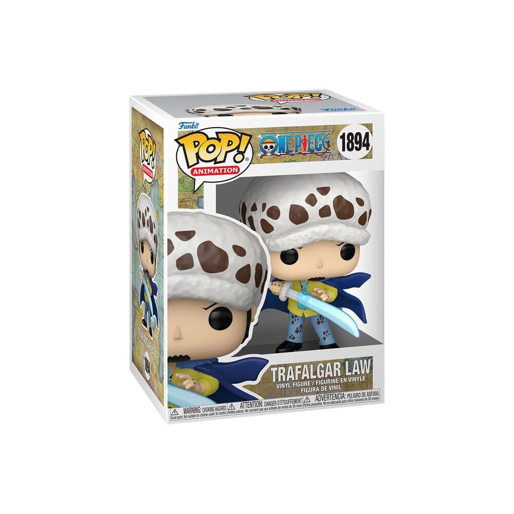 One Piece POP! Animation Vinyl Figur Trafalgar Law (1894) 9 cm One Piece POP! Animation Vinyl Figur Trafalgar Law (1894) 9 cm