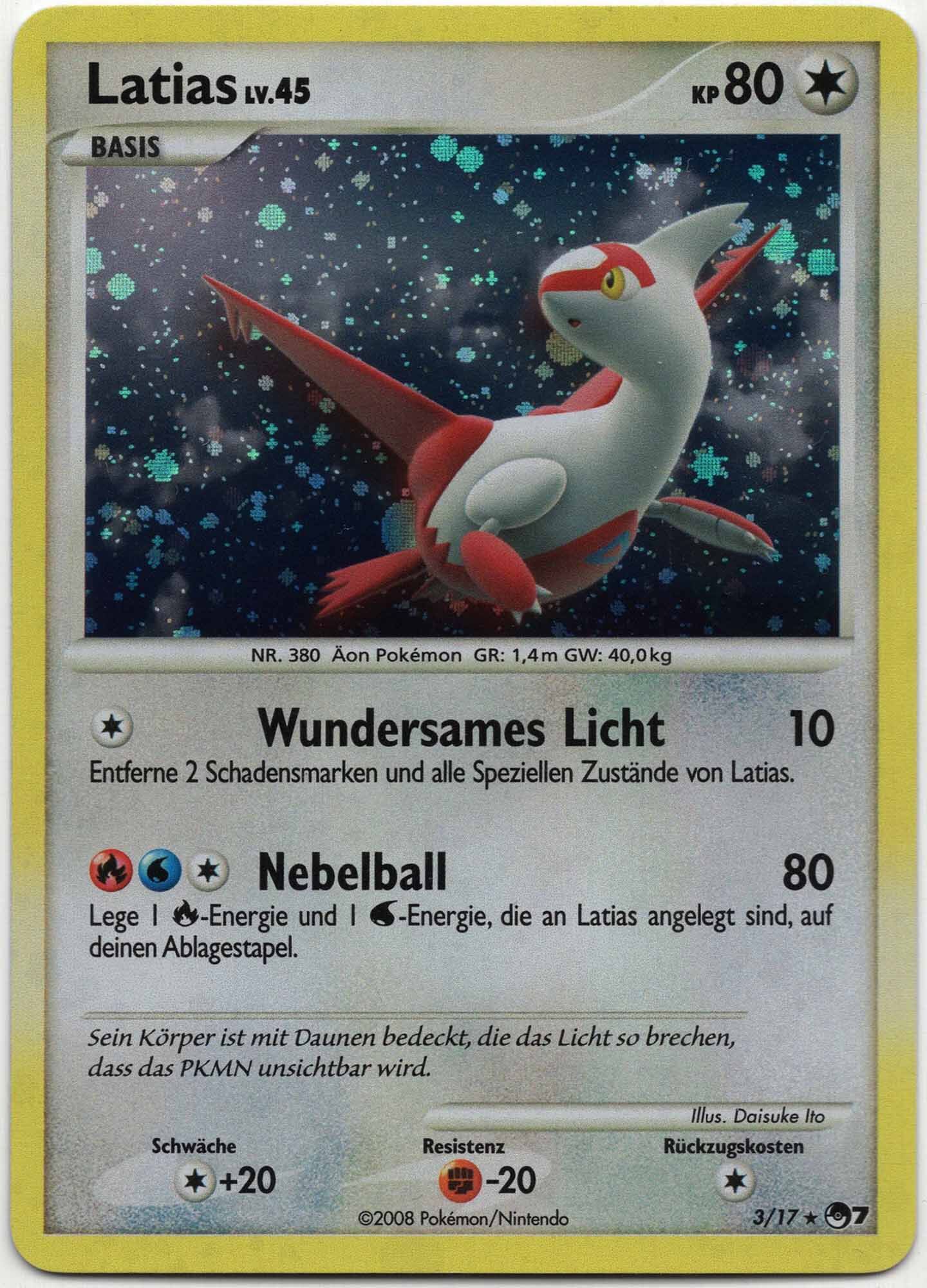 Latias LV.45 - 3/17 - Pokémon TCG (Near Mint)