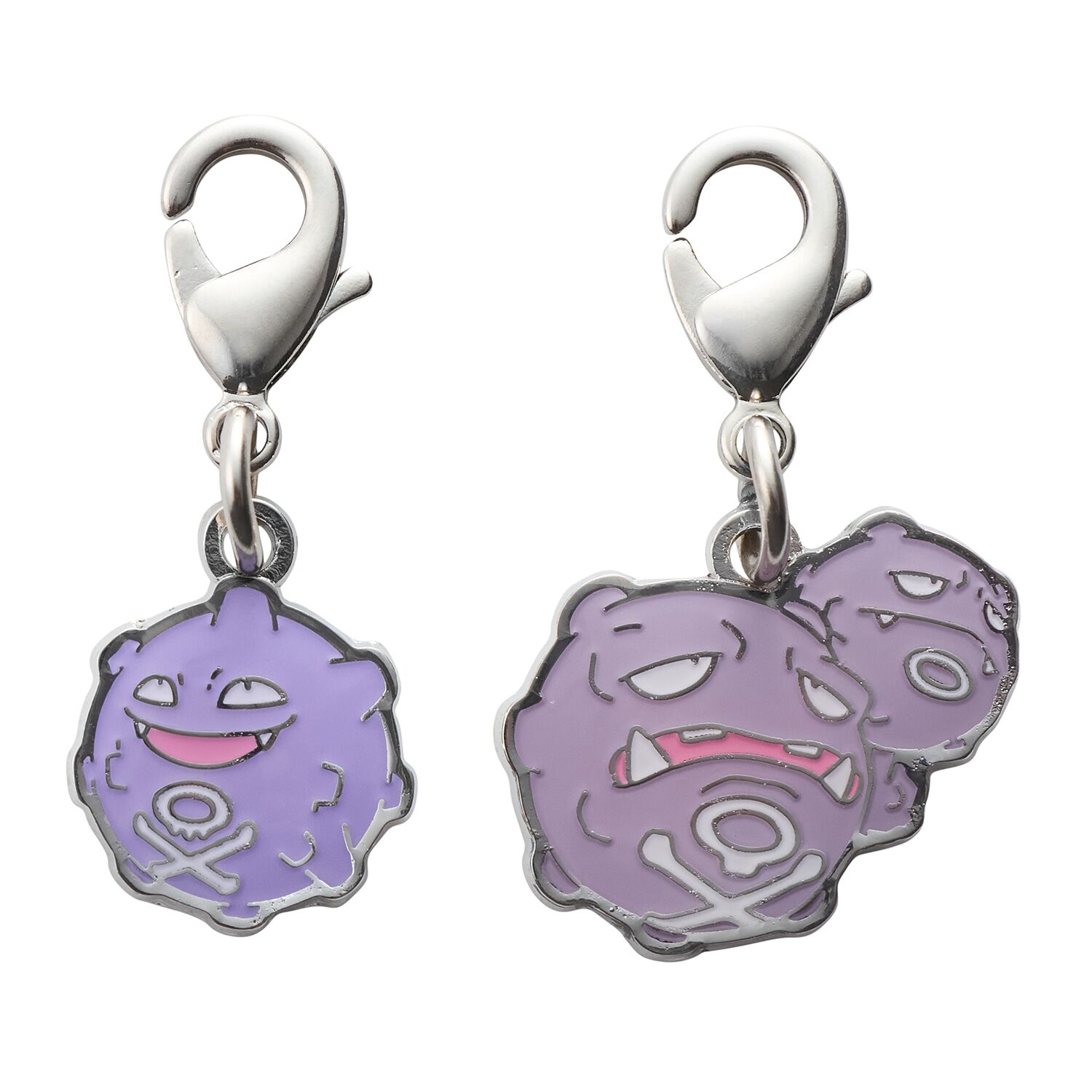 Pokemon Center - Koffing & Smogon Schlüsselanhänger - 2 Stück