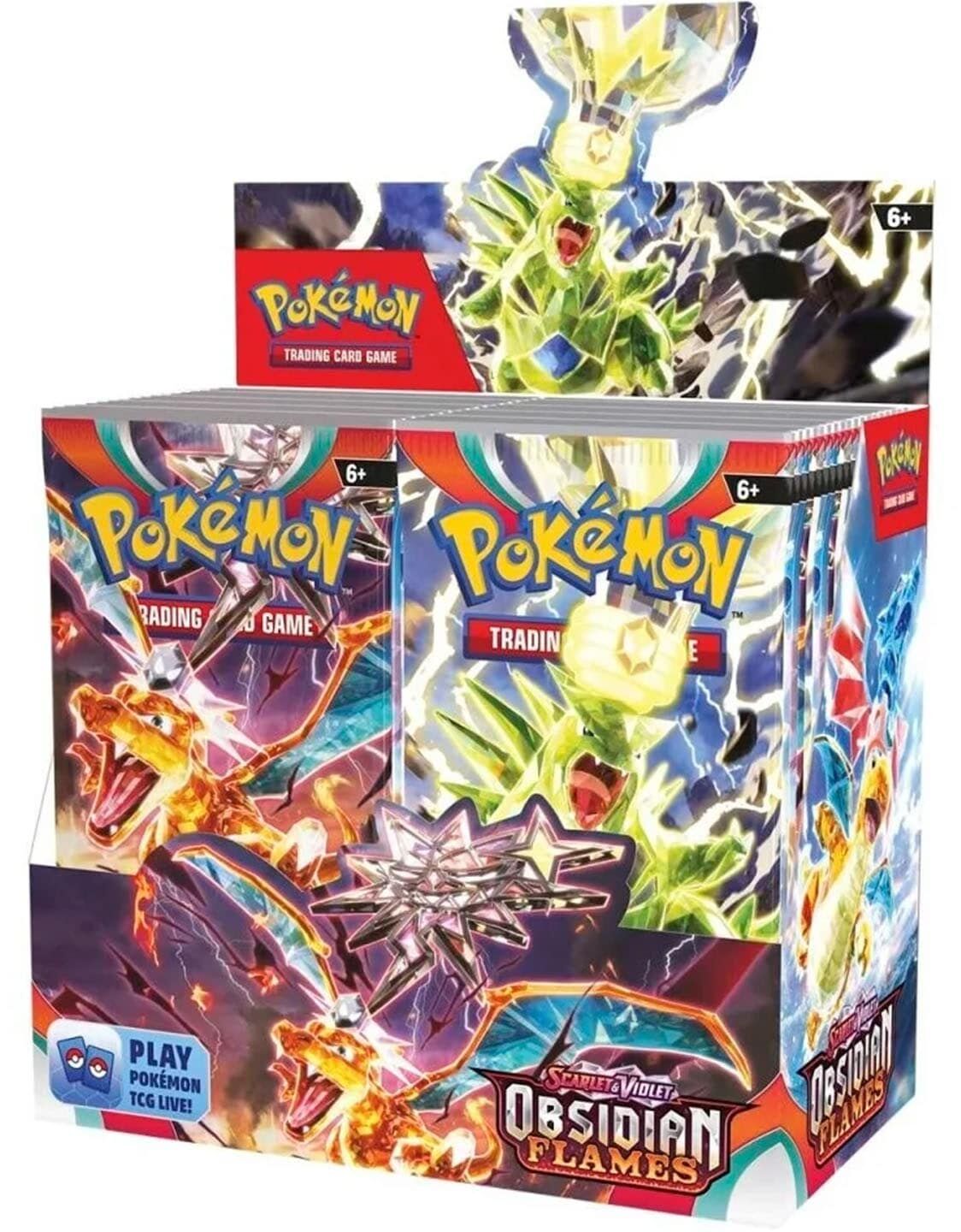 Pokémon TCG: Scarlet & Violet - Obsidian Flames Booster Display Box (36 Packs) - EN Pokémon TCG: Scarlet & Violet - Obsidian Flames Booster Display Box (36 Packs) - EN