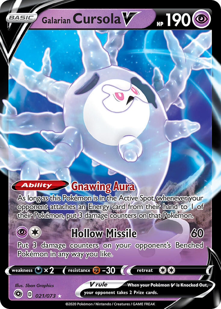 Galarian Cursola V - 021/80 - EN Galarian Cursola V - 021/80 - EN