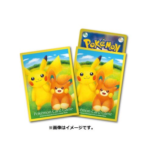 Pokemon Sleeves / Hüllen - Pikachu & Pawmi