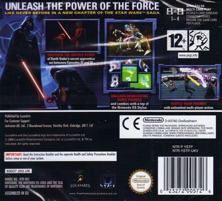 Star Wars: The Force Unleashed - OVP - DE
