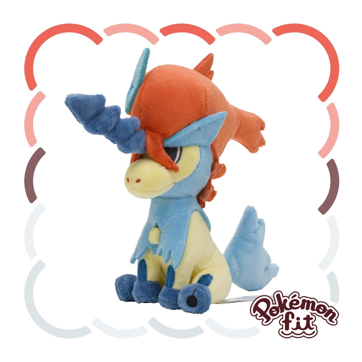 Keldeo (Resolute Form) Sitting Cuties Plush - 18 cm