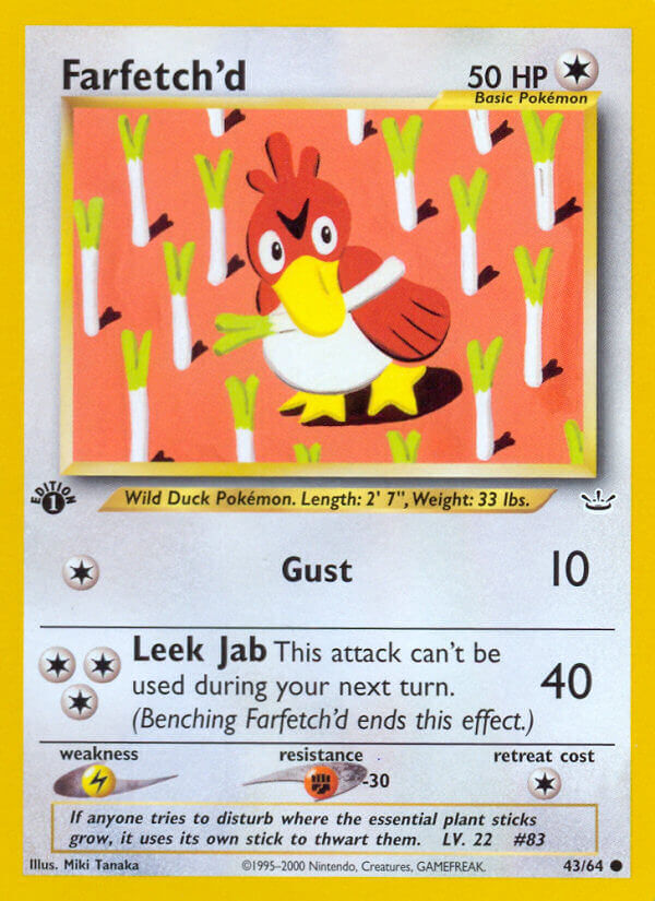 Farfetch’d - 43/66 - 1st Edition - EN