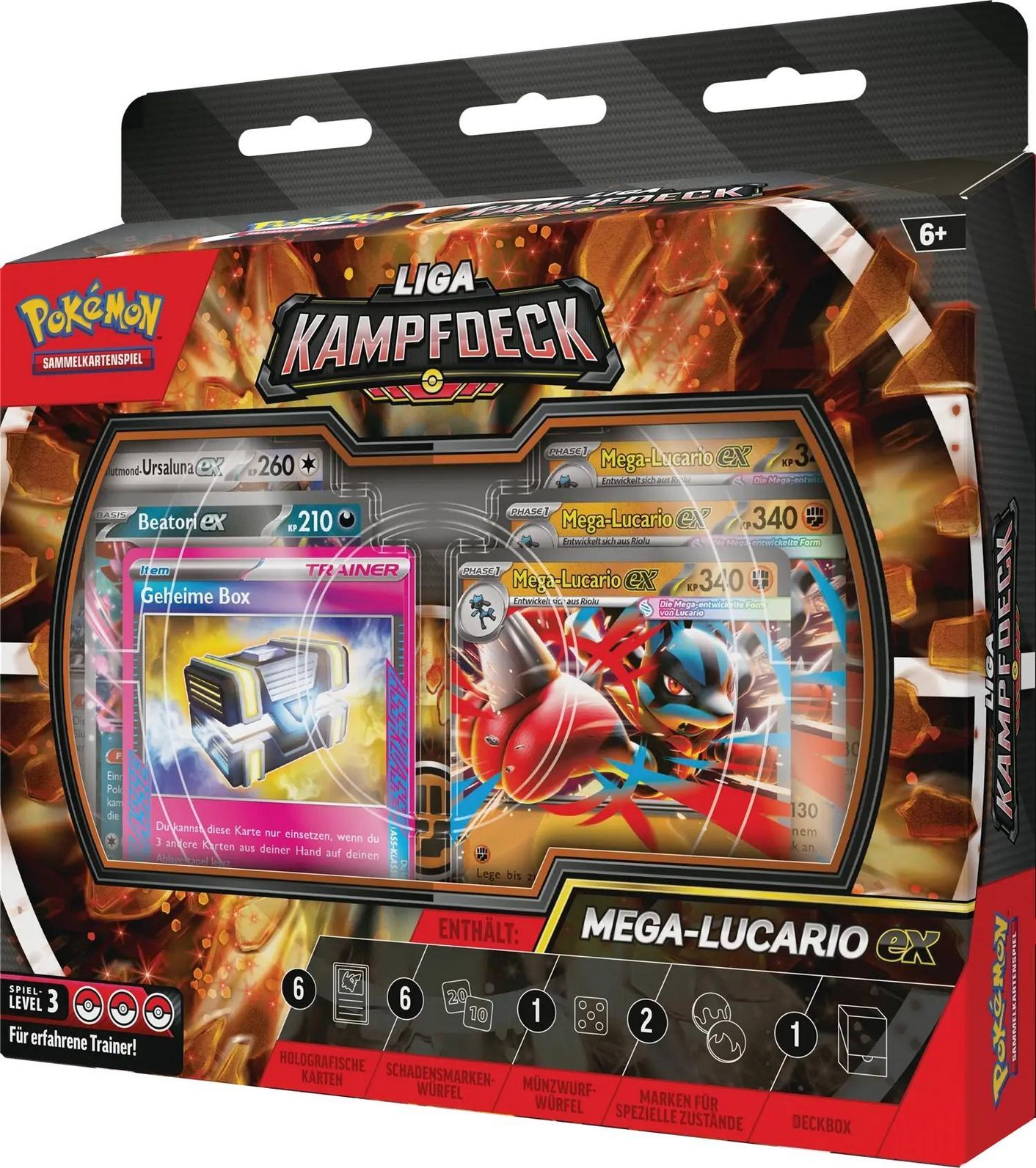 Pokémon TCG: Mega-Lucario ex Liga Kampfdeck - DE