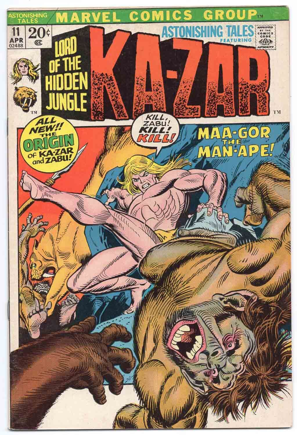 astonishing_tales_011 Astonishing Tales #11 Ka-Zar