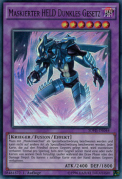 Maskierter HELD Dunkles Gesetz - Yu-Gi-Oh!