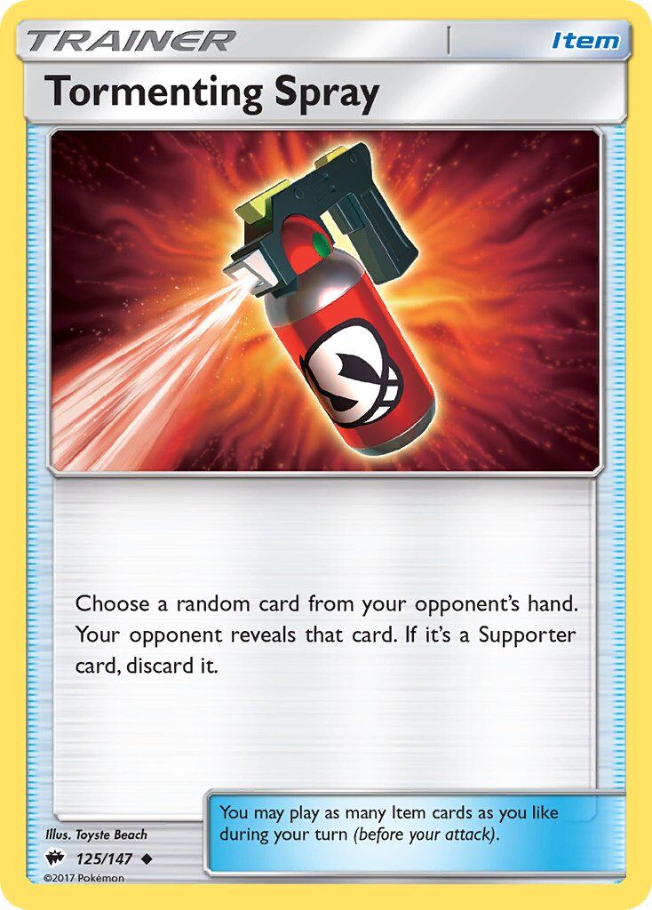 Tormenting Spray - 125/147 - Pokémon TCG - Lightly Played - EN
