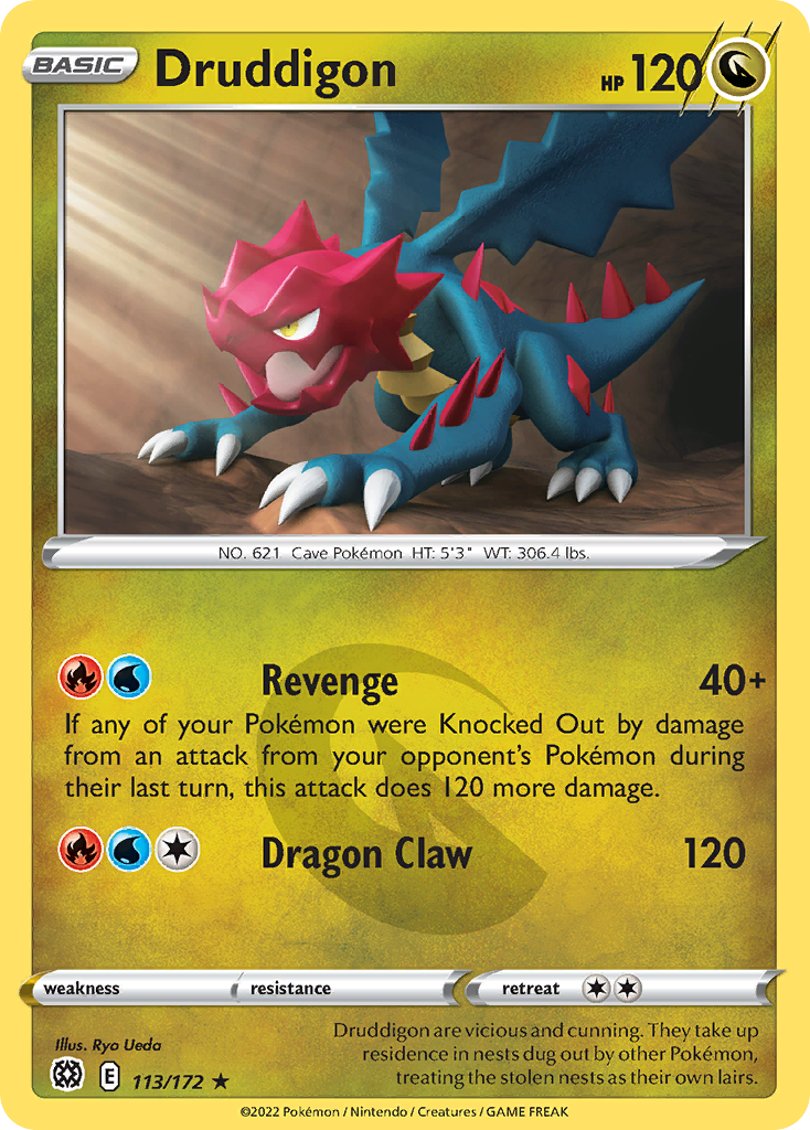 Druddigon - 113/172 - EN Druddigon - 113/172 - EN