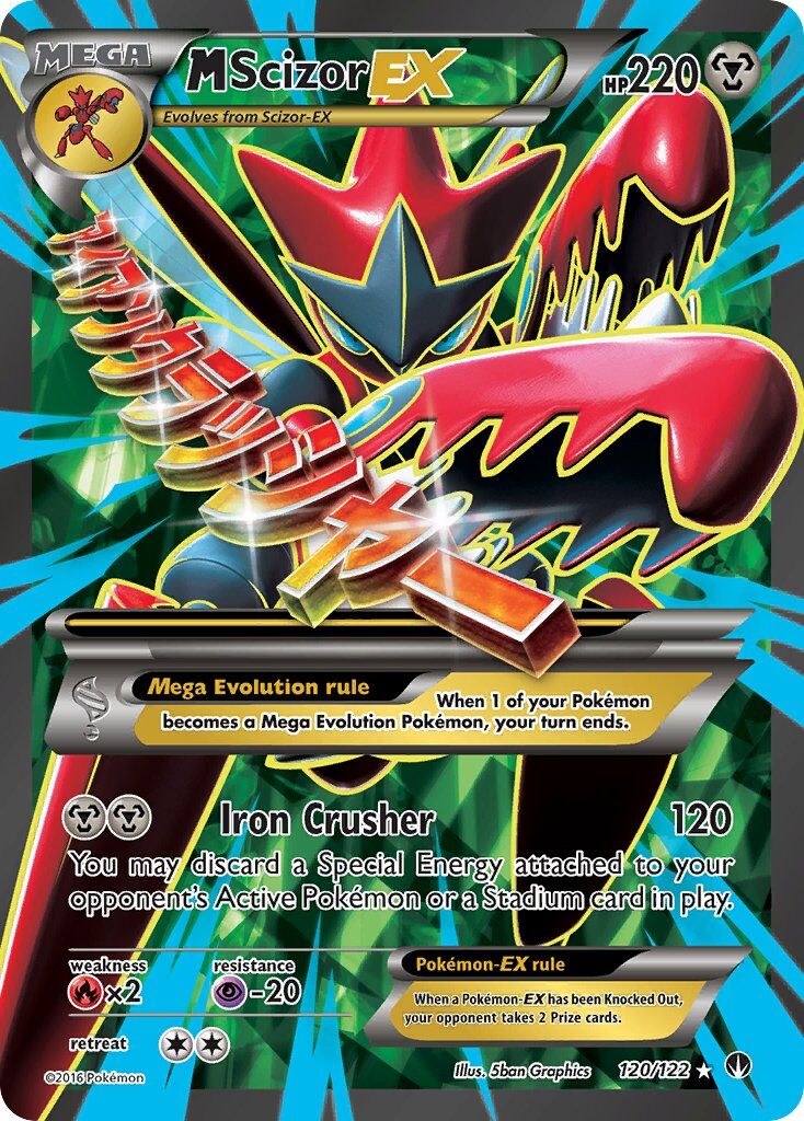 M Scizor-EX - 120/122 - EN M Scizor-EX - 120/122 - EN