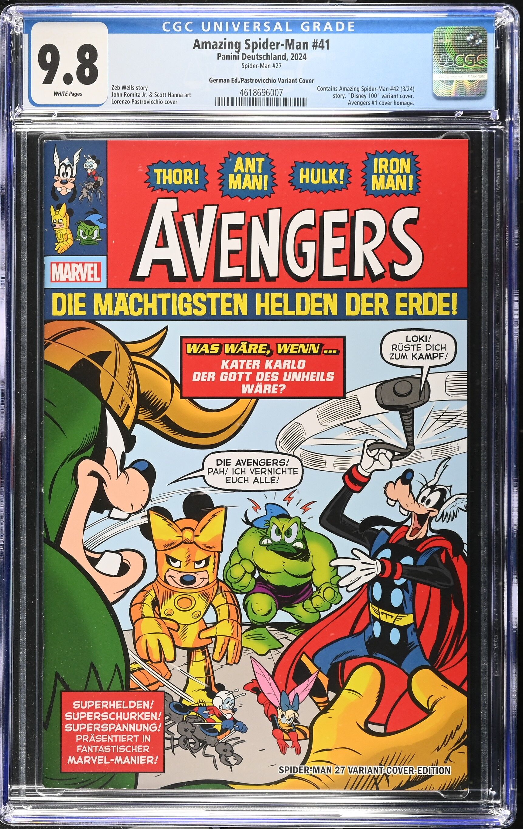Amazing Spider-Man #41 CGC 9.8 Top Pop! Amazing Spider-Man #41 CGC 9.8 Top Pop!