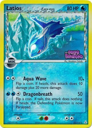 Latios - 22/110 - Reverse Holo - EN Latios - 22/110 - Reverse Holo - EN