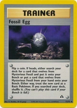 Fossil Egg - 72/75 - Unlimited - EN