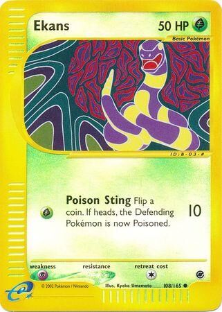 Ekans - 108/165 - Reverse Holo - EN