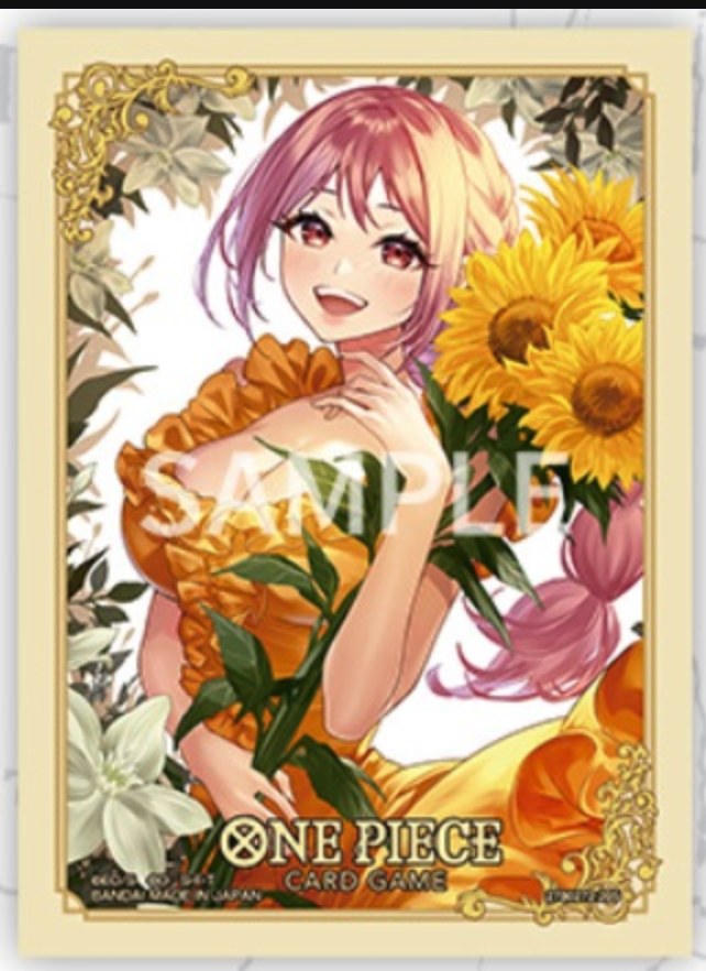 One Piece Card Game - Official Sleeves Bandai TCG + Stores Ed. Vol.4 - Rebecca (70 Sleeves) 