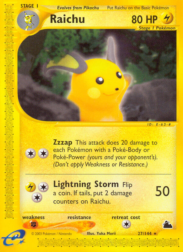Raichu - 27/144 - EN Raichu - 27/144 - EN