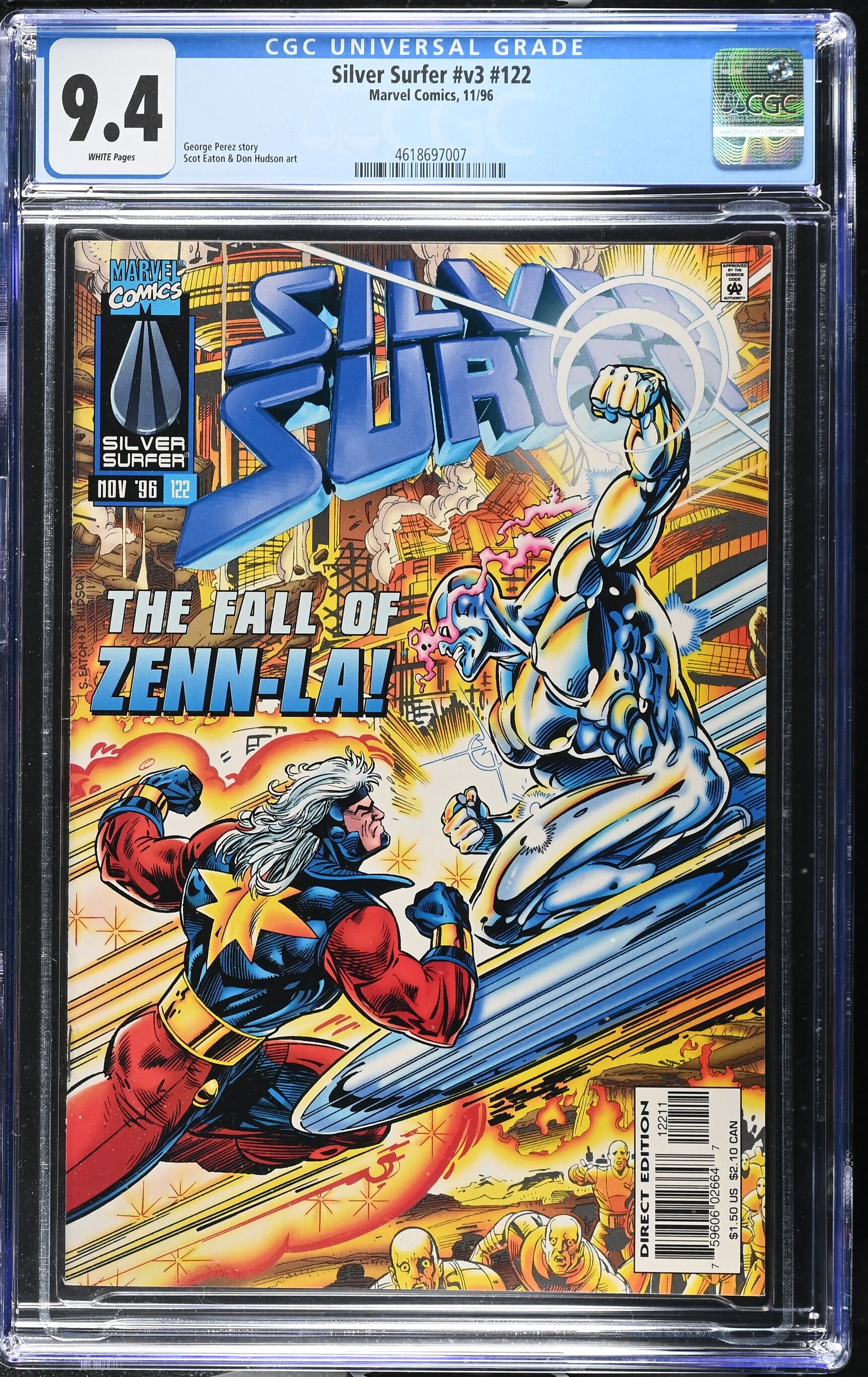Silver Surfer Issue v3 #122 - CGC 9.4 Silver Surfer Issue v3 #122 - CGC 9.4