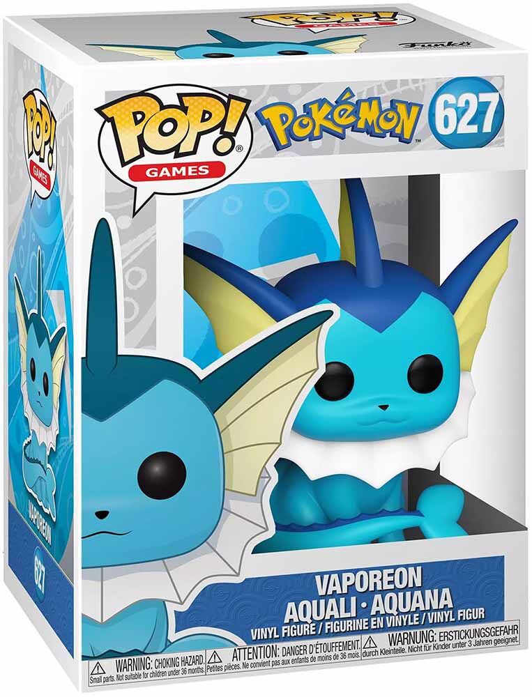 Pokémon Aquana/Vaporeon Funko POP 627 Pokémon Aquana/Vaporeon Funko POP 627