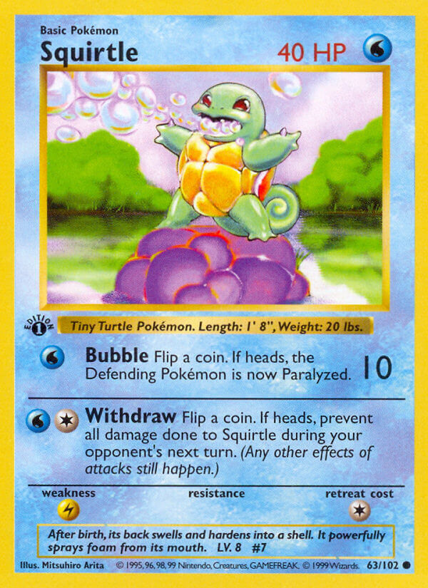 Squirtle - 63/102 - EN