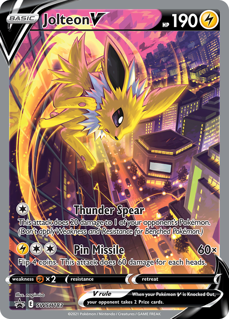 Jolteon V - SWSH183/306 - EN Jolteon V - SWSH183/306 - EN