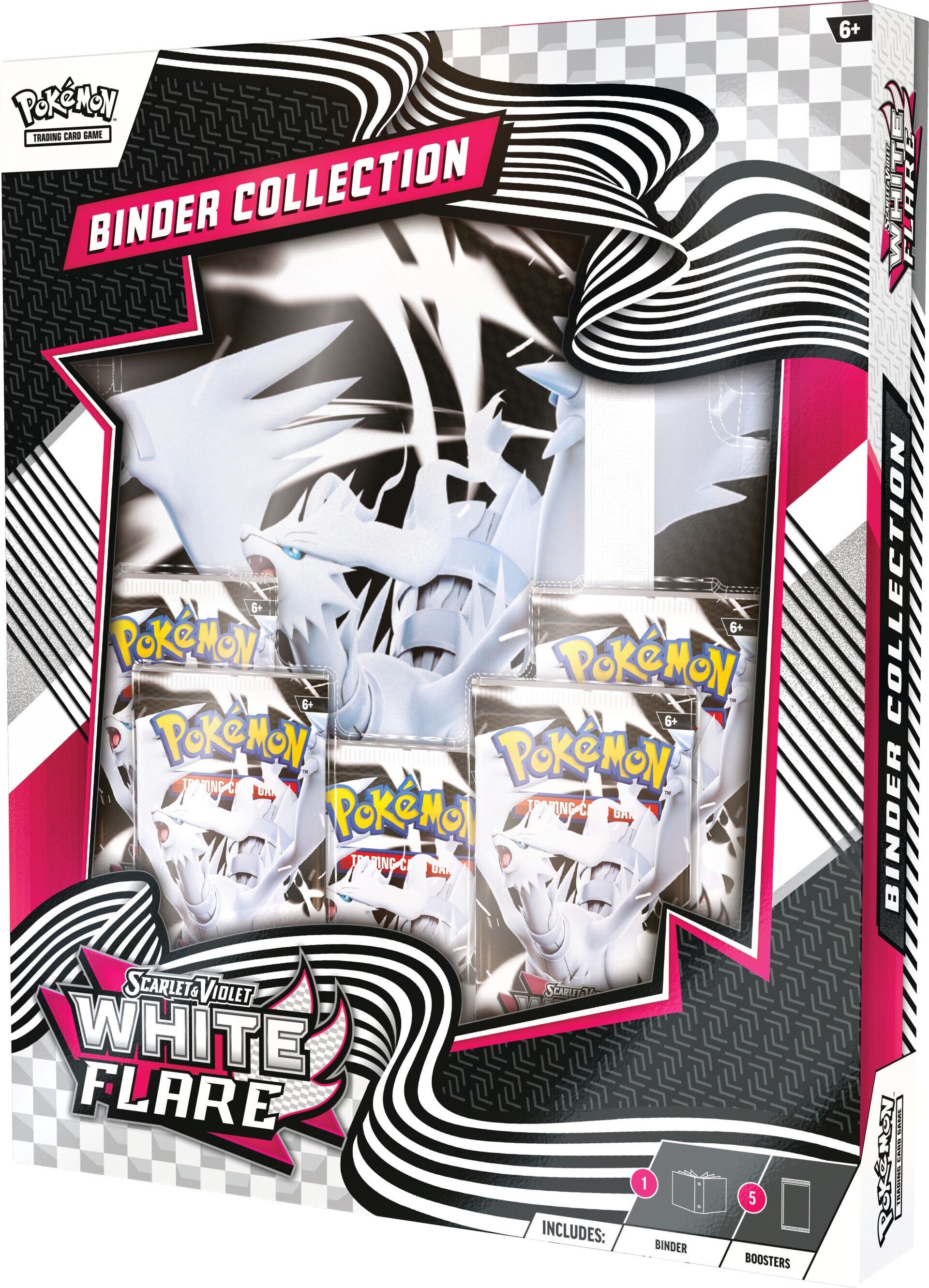 Pokémon White Flare Binder Pocket Portfolio Collection - EN