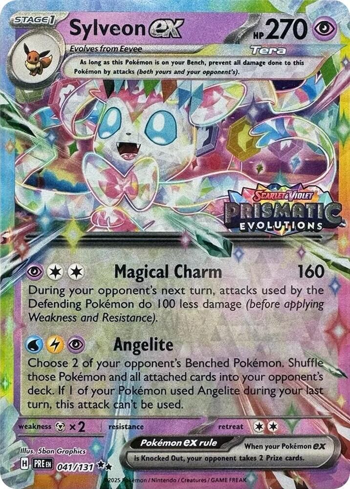 Sylveon ex - 041/131 - Set Stamped - EN Sylveon ex - 041/131 - Set Stamped - EN