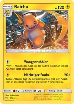 Raichu 067/236 - Pokémon TCG