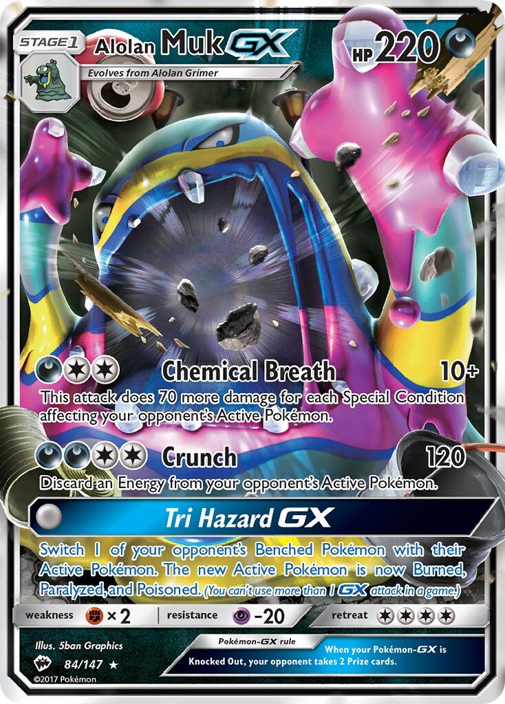 Alolan Muk-GX - 84/147 - EN