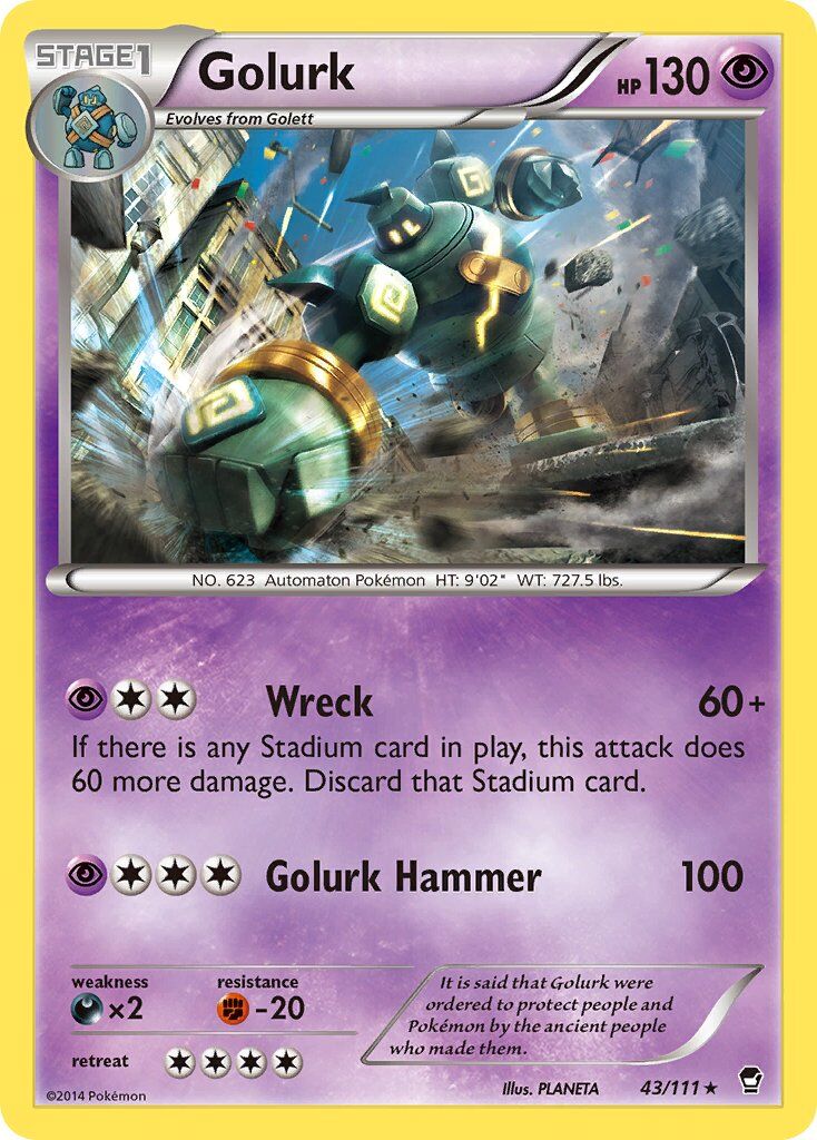 Golurk - 43/111 - EN