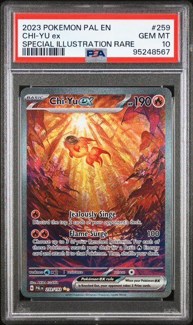 Chi-Yu ex #259 - en Paldea Evolved - PSA 10 GEM-MT - Pokemon