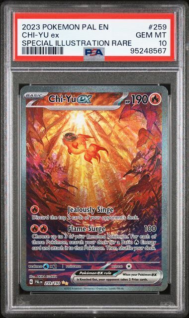 Chi-Yu ex #259 - en Paldea Evolved - PSA 10 GEM-MT - Pokemon
